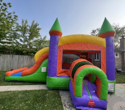 IMG 3562 1709077141 Multicolor Castle DL Bounce House W/Slide