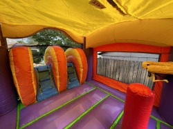 IMG 3567 1709077140 Multicolor Castle DL Bounce House W/Slide