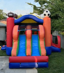 IMG 1588 1709080187 Sport Combo-Dual Lane Dry Bounce House W/Slide