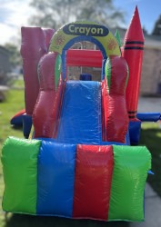 IMG 5222 1717293904 CRAYON TODDLER Bounce House W/Slide (Dry)